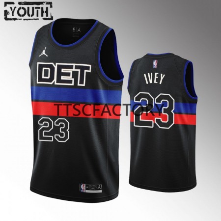 Detroit Pistons Jaden Ivey 23 Jordan 2022-23 Statement Edition Musta Lasten Pelipaidat Swingman